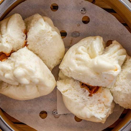 6.BBQ Pork Bun (叉烧包) (3 pcs)